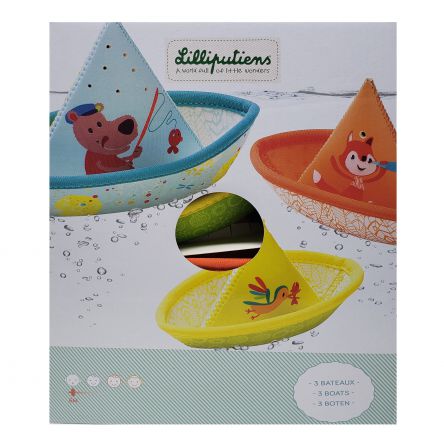 Petits bateaux qui vont sur l'eau