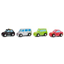 Petites voitures en bois