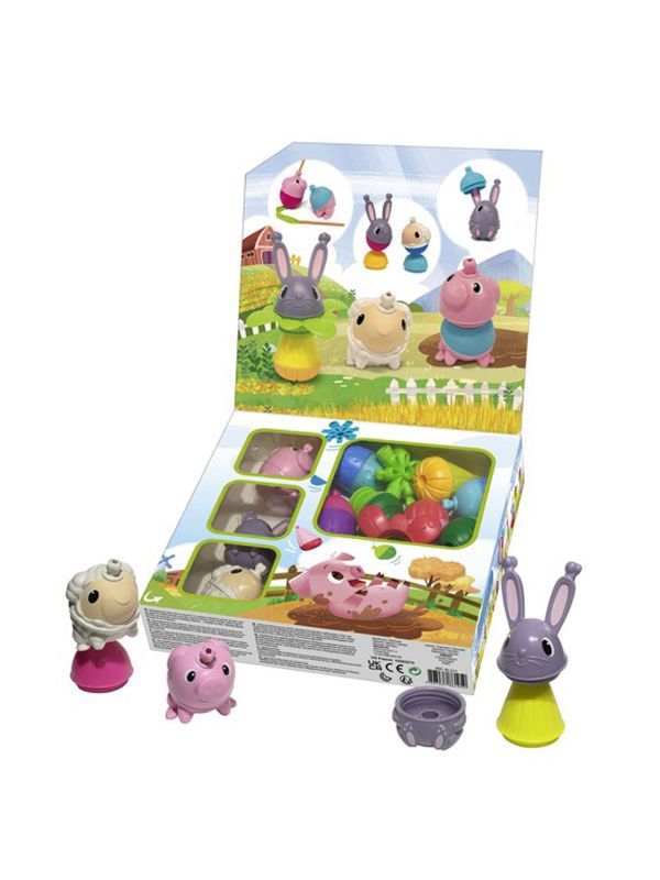 Coffret de 25 pièces Perles éducatives animaux LALABOOM