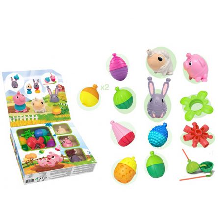 Coffret de 25 pièces Perles éducatives animaux LALABOOM