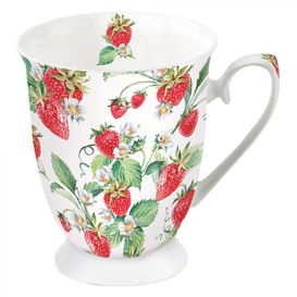 Petite tasse évasée - Fraises