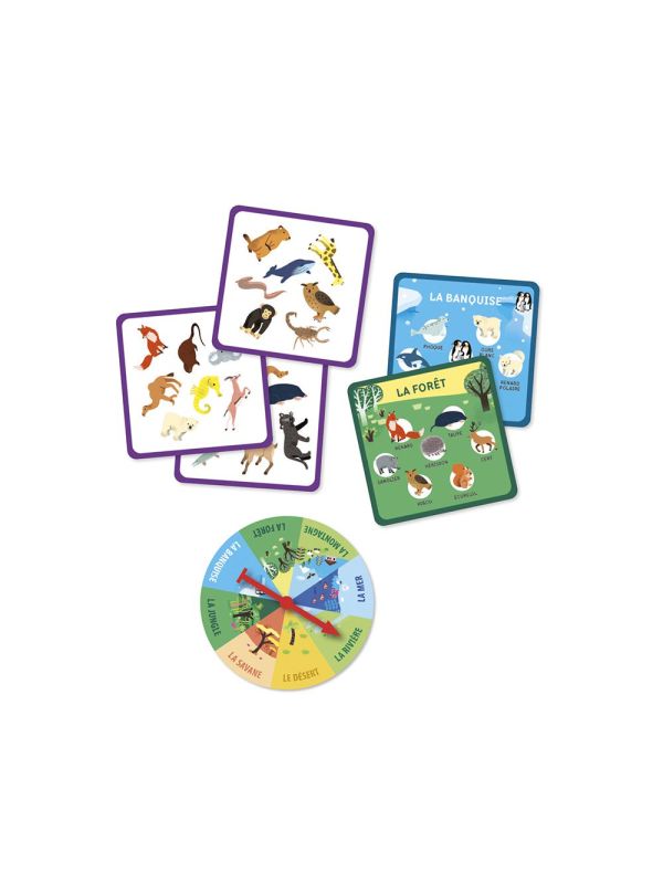 Jeu de société Speedo memo animaux