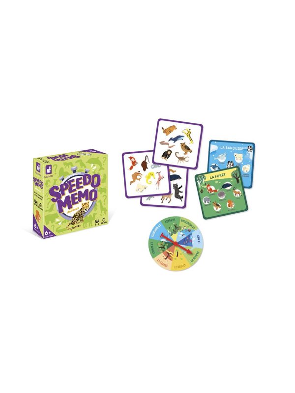 Jeu de société Speedo memo animaux