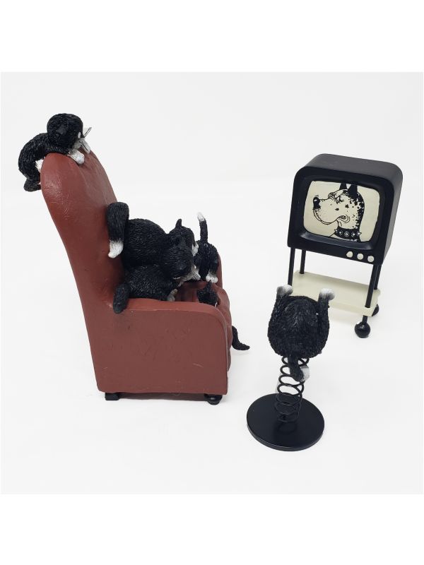 Figurine chat Dubout -Quelle horreur!