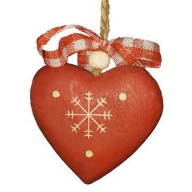 Coeur  bois rouge ou gris