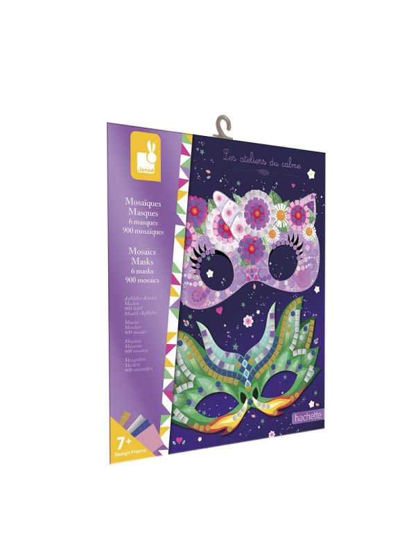 kit créatif-masques en mosaïque mousse