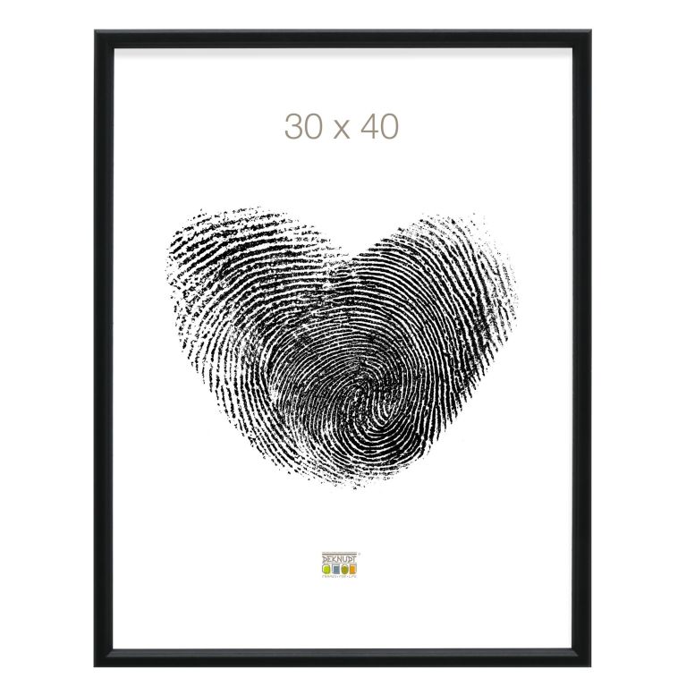 Cadre photo en bois noir