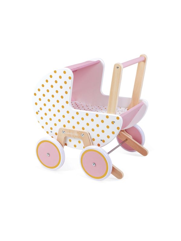 Landau " candy chic" - Réplique pour enfant en bois