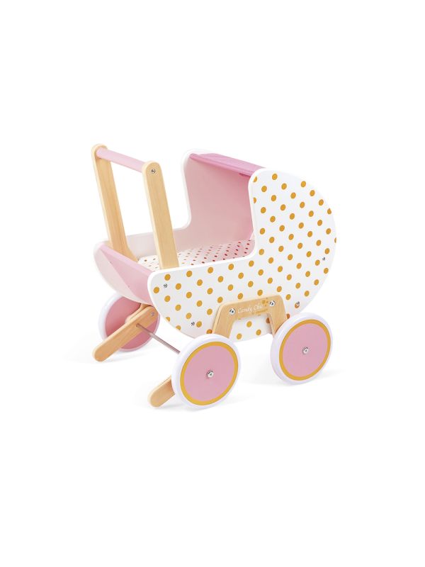 Landau " candy chic" - Réplique pour enfant en bois