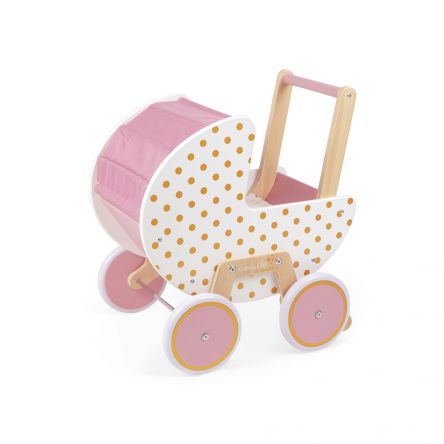 Landau " candy chic" - Réplique pour enfant en bois
