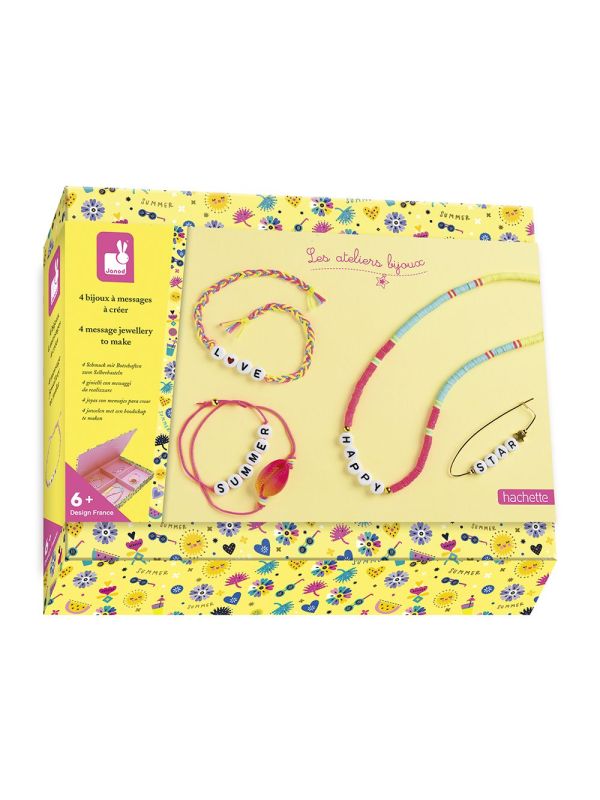Set créatif bijoux à message