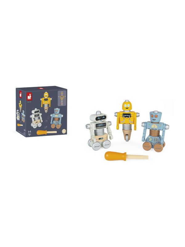 Robots "Brico'kids" en bois