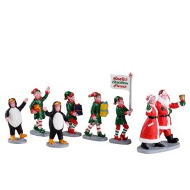 LEMAX 23592 - Parade du père-noël et de ces lutins