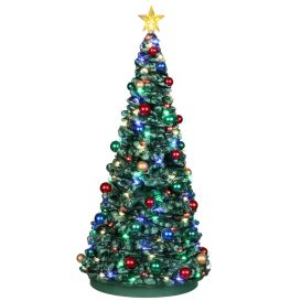 LEMAX 24954 - Sapin de la place du village multi-couleurs