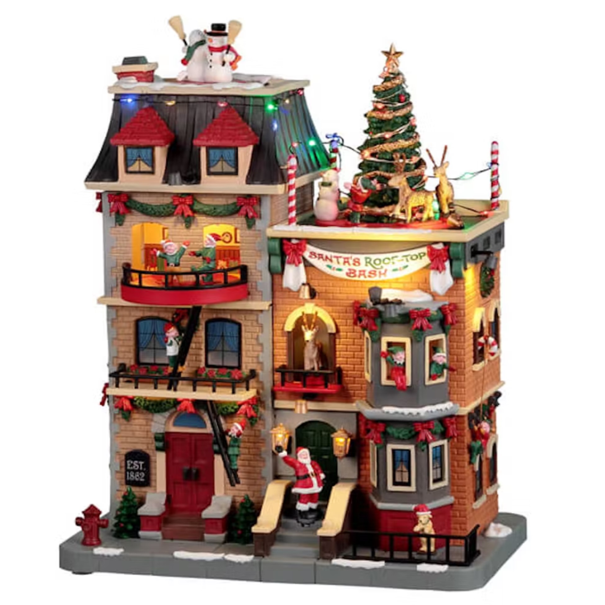 Lemax Fiesta Chez Le Pere Noel