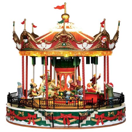 LEMAX 34682 - Manège carrousel du père noël
