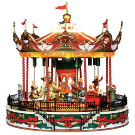 LEMAX 34682 - Manège carrousel du père noël