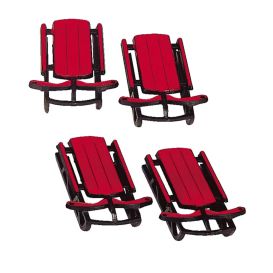LEMAX 34948 - Luges rouge et noir