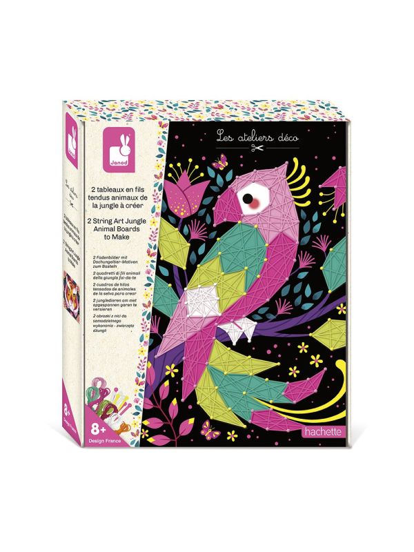 kit créatif-fils tendus animaux de la jungle