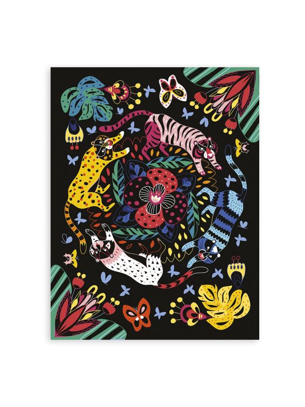 Kit créatif coffret  multi-activité "scratch art"