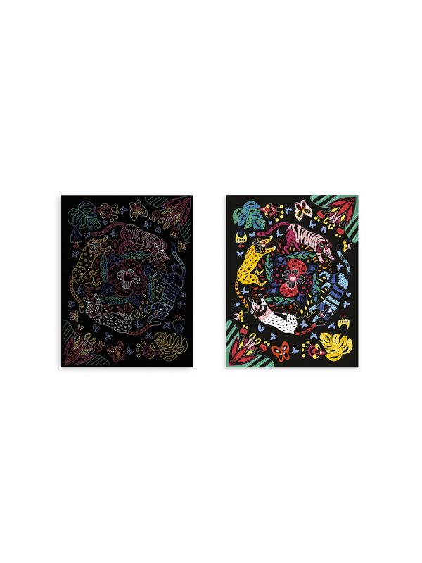 Kit créatif coffret  multi-activité "scratch art"
