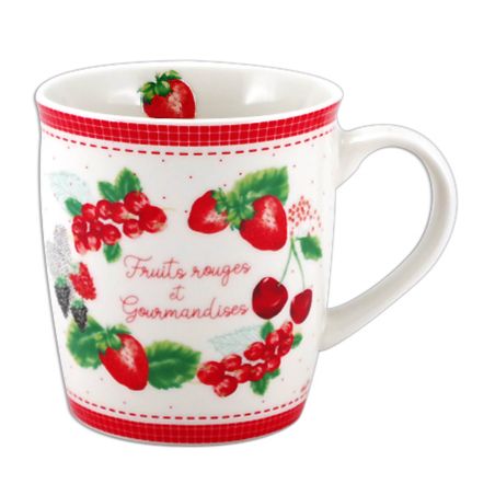 Tasse et Mugs Faye Mug en porcelaine avec infuseur en métal - Bohemian 325  ml