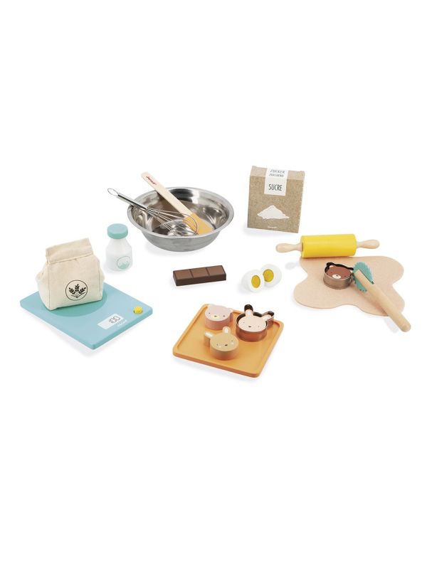 Set de pâtisserie - Réplique pour enfant en bois