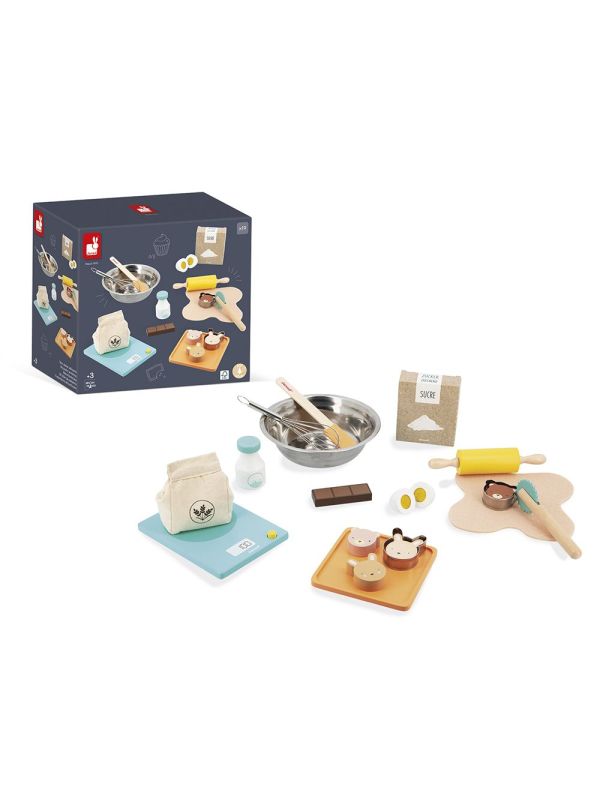 Set de pâtisserie - Réplique pour enfant en bois