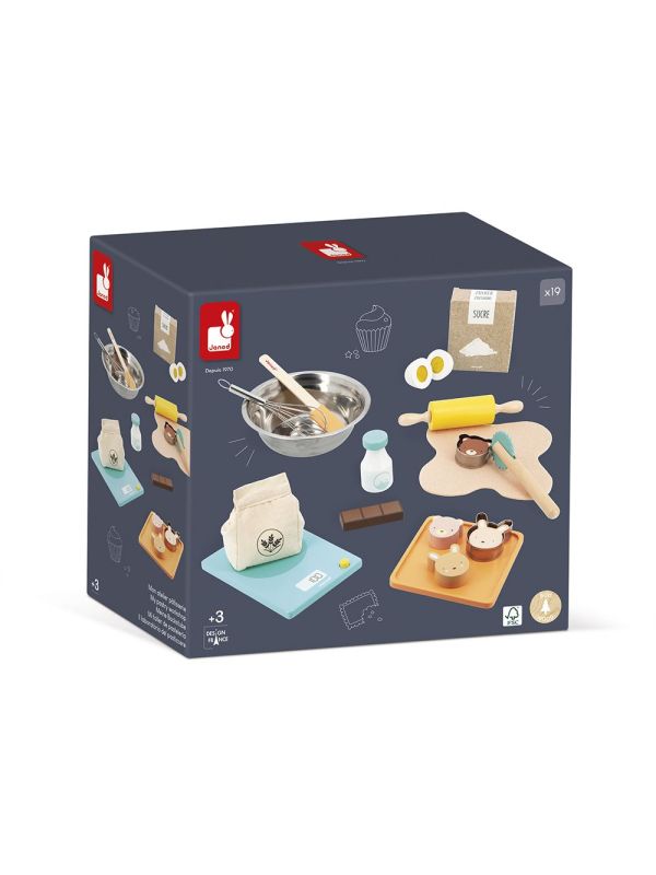 Set de pâtisserie - Réplique pour enfant en bois