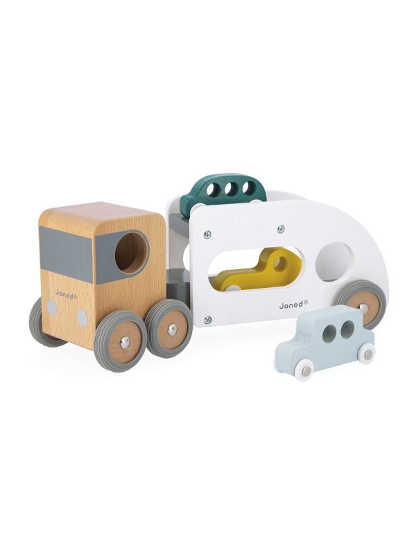 Camion transporteur multi bolides bois