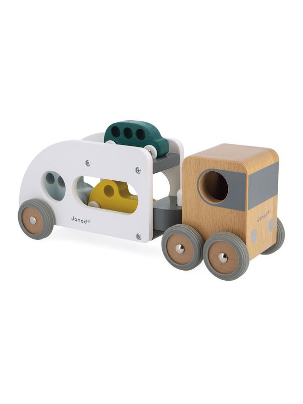 Camion transporteur multi bolides bois