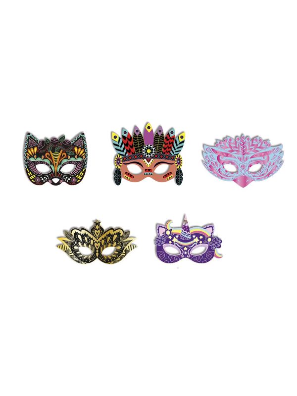kit créatif- masques à gratter