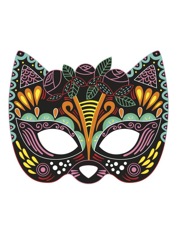 kit créatif- masques à gratter