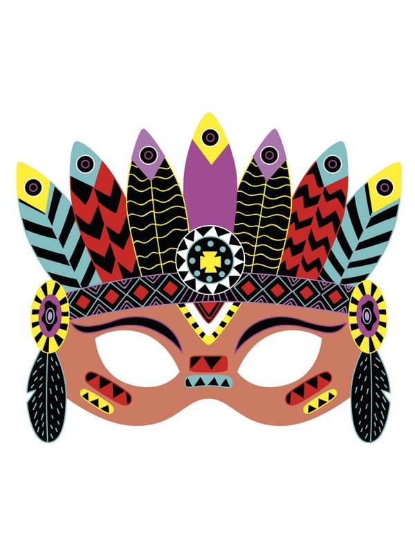 kit créatif- masques à gratter