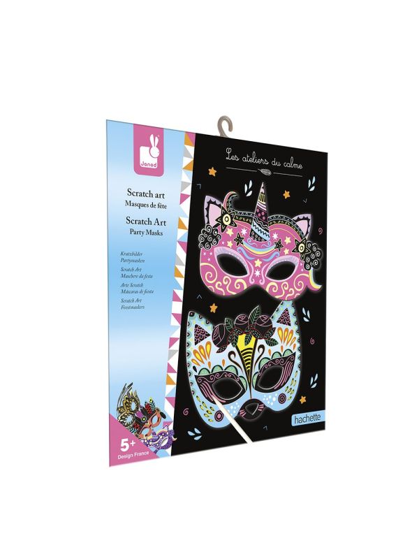 kit créatif- masques à gratter