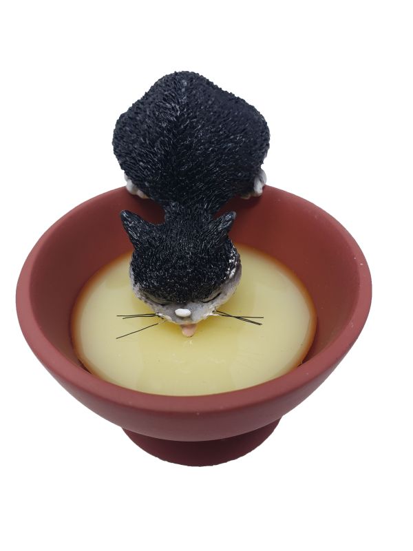 Figurine chat Dubout-La Gourmandise