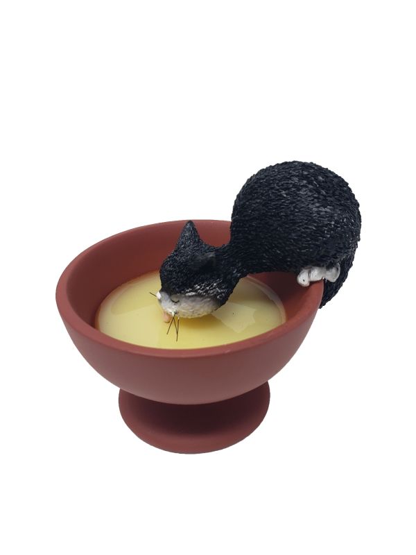 Figurine chat Dubout-La Gourmandise