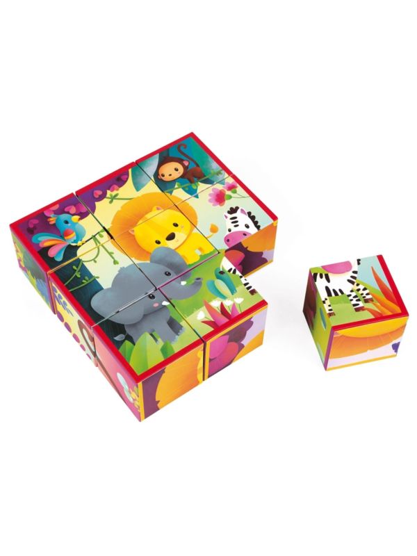 Puzzle cube - Jungle