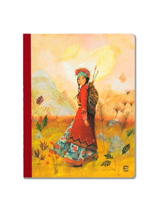 Carnet 17 x 22 cm, 80 pages blanches - "Love is all" - IZOU
