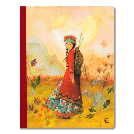 Carnet 17 x 22 cm, 80 pages blanches - "Love is all" - IZOU