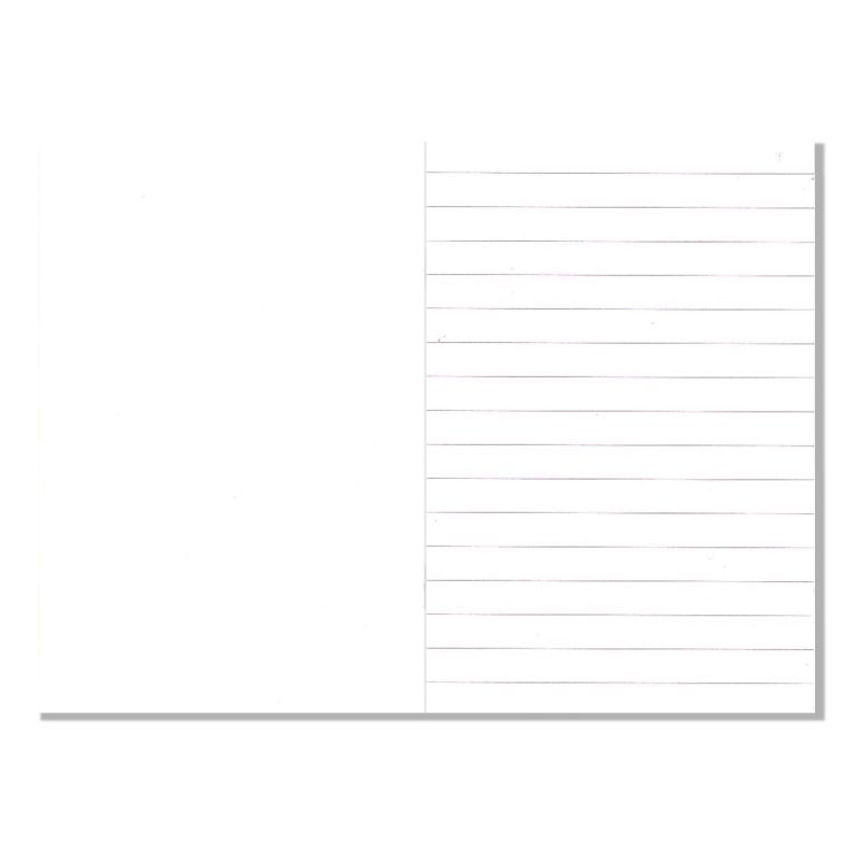  Carnet 17 x 22 cm, 96 pages blanches et lignées