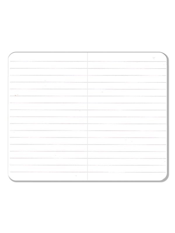 Carnet 17 x 22 cm, 96 pages lignés - Différents modèles existants