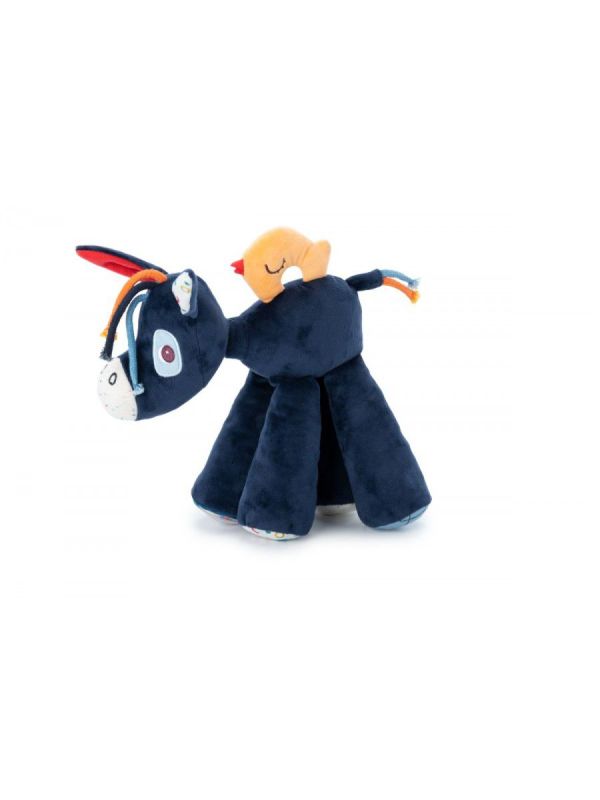 Peluche d'activité "IGNACE"  âne sonore