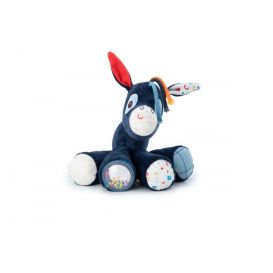 Peluche d'activité "IGNACE"  âne sonore