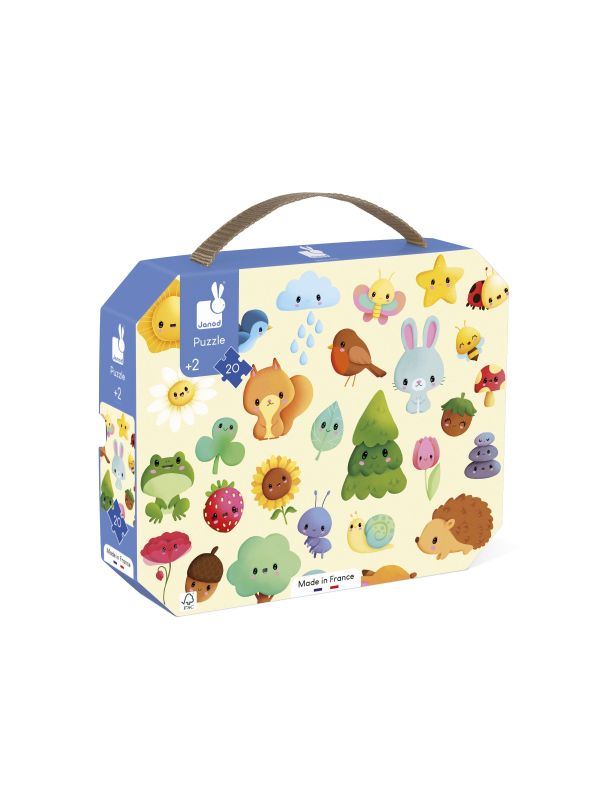Puzzle 20 pièces les animaux de la fôret