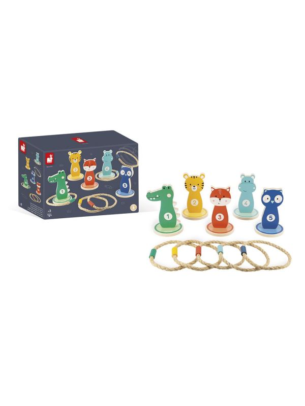 Jeux de lancer d'anneaux en bois