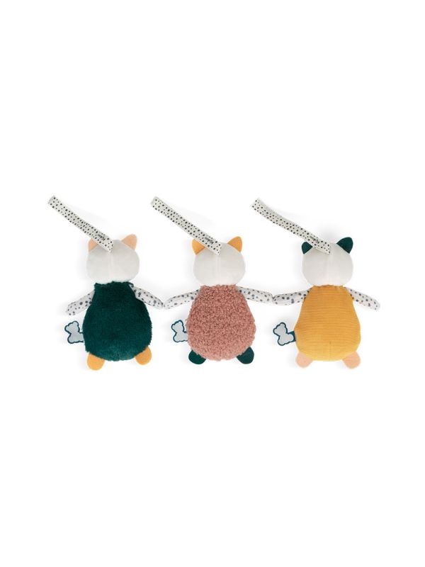 Set de doudous chats sensorielles