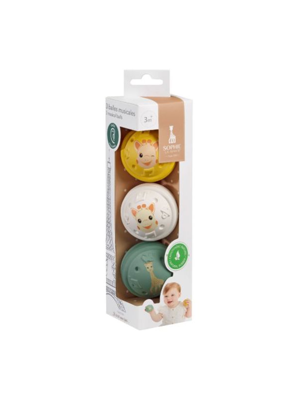 Set de 3 balles musicales pour le bain