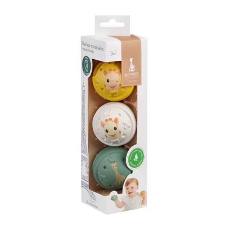 Set de 3 balles musicales pour le bain