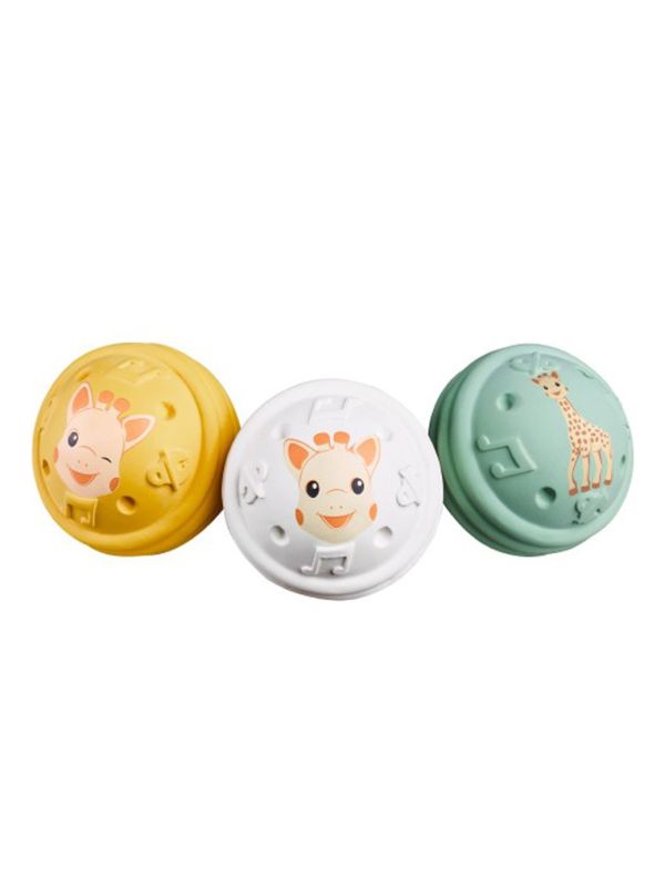 Set de 3 balles musicales pour le bain